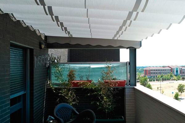 Toldo atico en Valladolid
